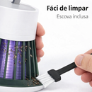 Luminária Armadilha Mata Mosquito UV USB Sem Veneno