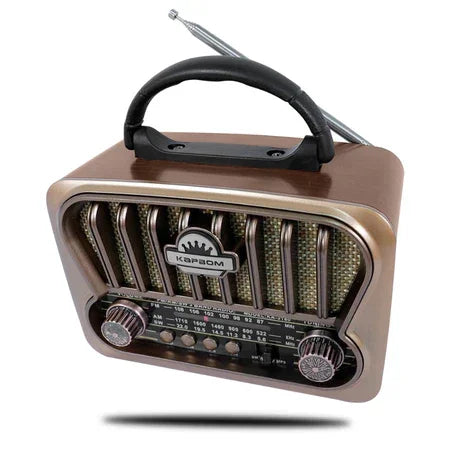 Rádio Vintage V2.0 2025/2026 Bluetooth, USB e Cartão