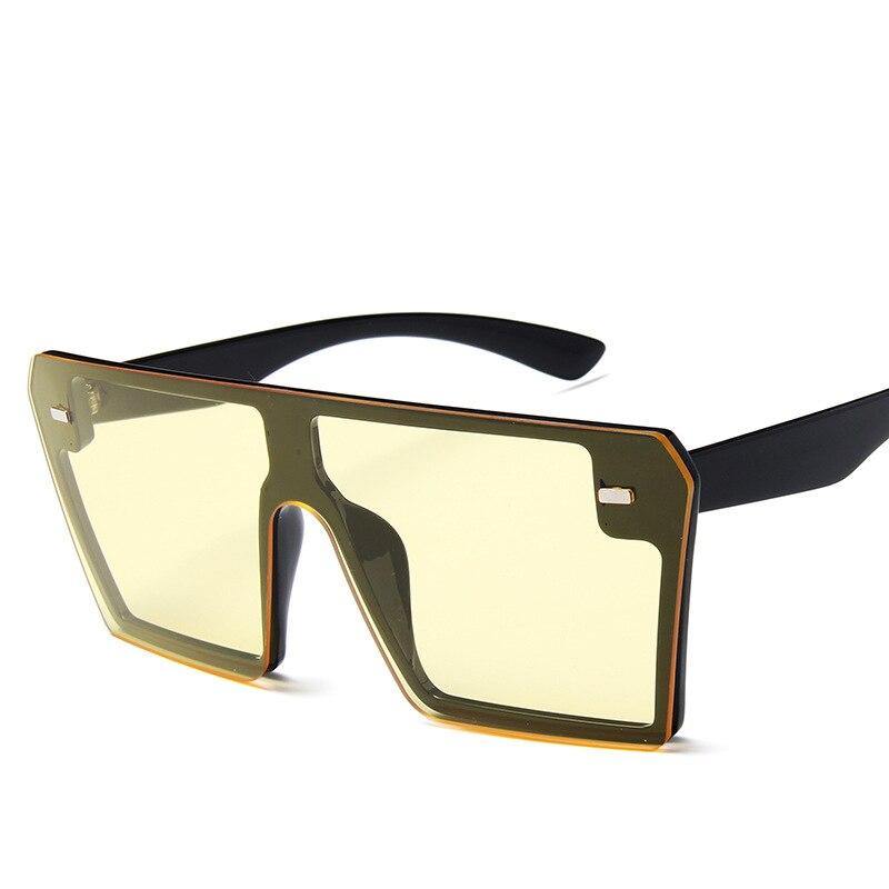 SunderSun® - Óculos de Sol Vintage Quadrado moda Flat Top Uv400 - TUDO QUE EU SONHEI