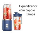 Mini Liquidificador Processador Portátil com 6 Lâminas - TUDO QUE EU SONHEI