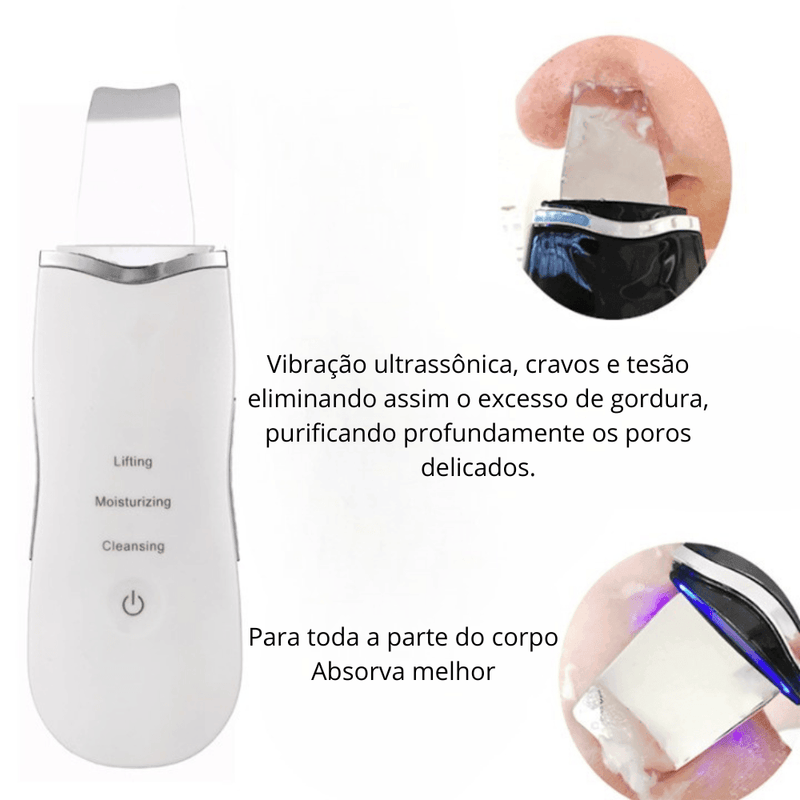 Espátula Peeling Ultrassônico-Para Cravos - TUDO QUE EU SONHEI