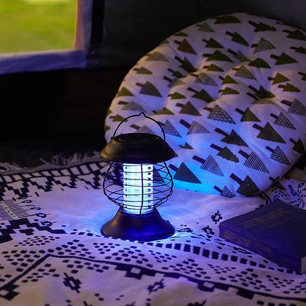 Lanterna Eliminadora de Mosquitos com painel solar - TUDO QUE EU SONHEI